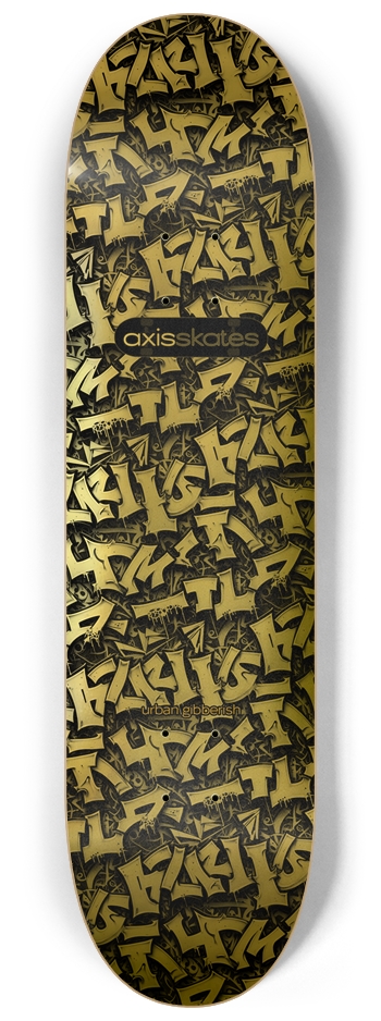 Urban Gibberish Gold - Custom Popsicle