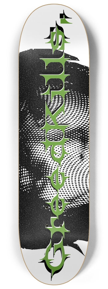 PotOGreed. 8-1/4 Skateboard Deck