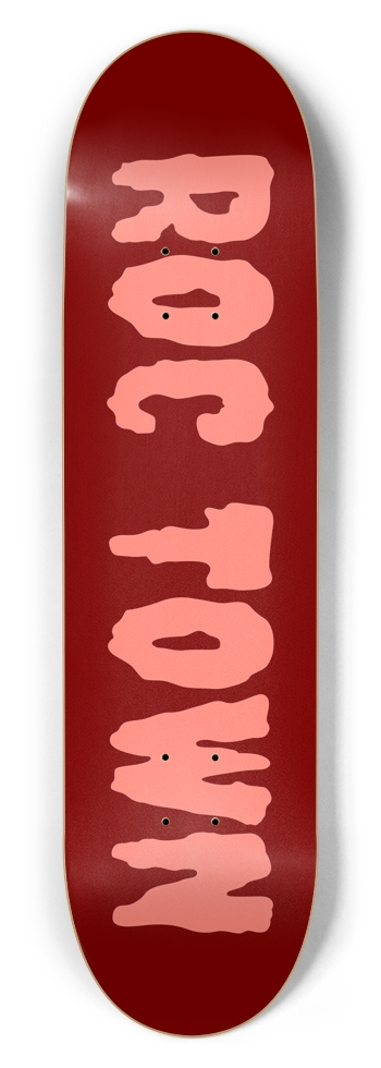 Roc Town Red “Town Ryder” Deck 8-1/2 Skateboard Deck