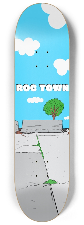 Roc Town “DIY Spot” 8-1/4 Skateboard Deck
