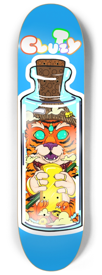 Luck in jar 8-1/4 Skateboard Deck
