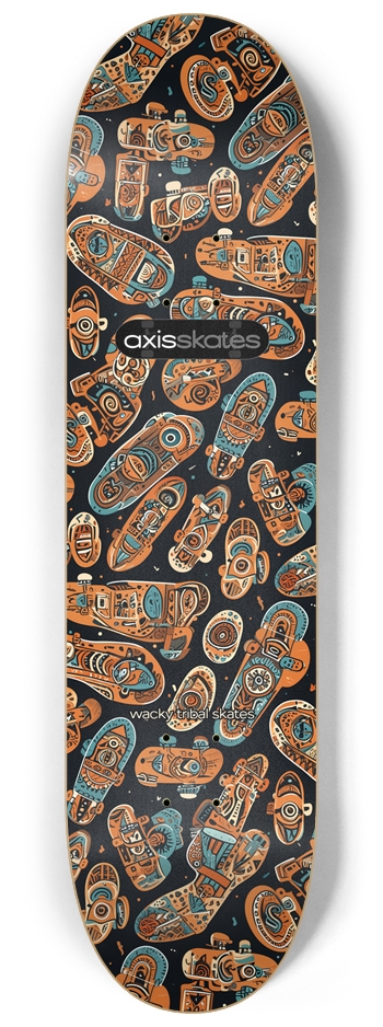 Wacky Tribal Skates - Custom Popsicle