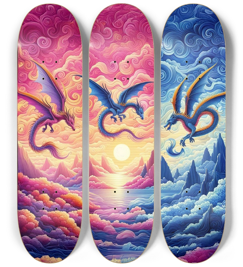 The Celestial Drifters 3 Deck Wall Series