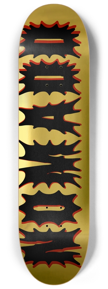 NOMADD Gold Foil 8-1/4 Skateboard Deck