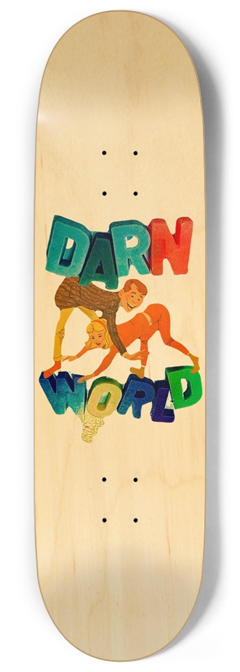 THIRD DATE woody 9” 9 Inch Skateboard