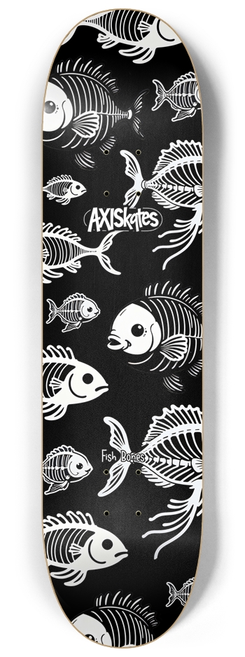 Fish Bones White - Custom Popsicle