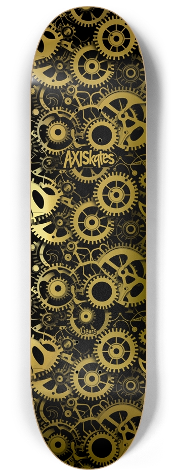 Gears in Gold Design - Custom Popsicle