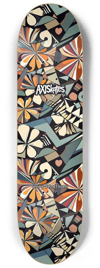 Groovy Retro Flowers - Custom Popsicle