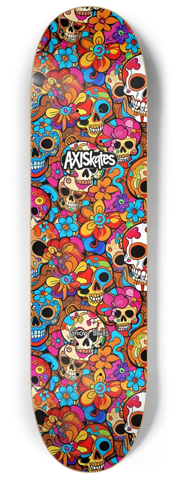 Groovy Skulls Design - Custom Popsicle