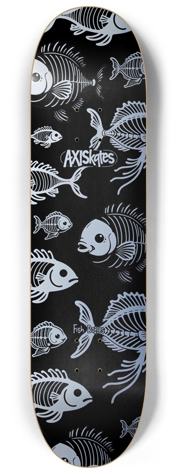 Silver Fish Bones - Custom Popsicle