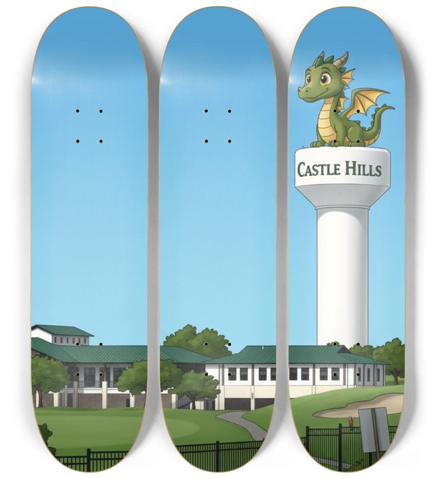 Neighbor Hood Watch Skateboard Series 3 Deck Wall Series