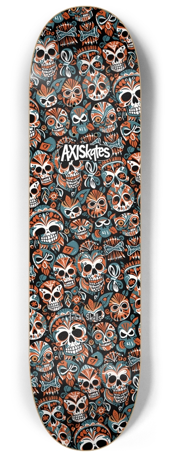 Tribal Skulls Design - Custom Popsicle
