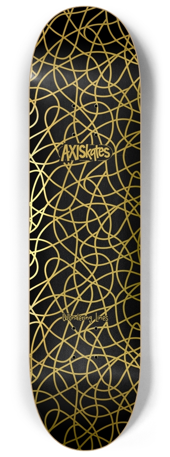 Wondering Lines Gold - Custom Popsicle