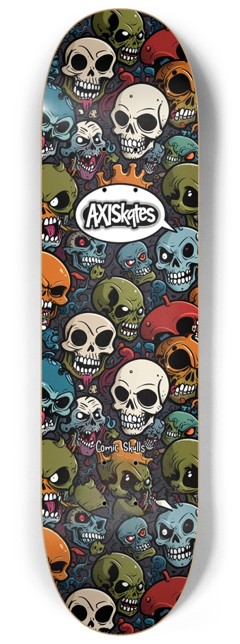 Comic Skulls 2 - Custom Popsicle