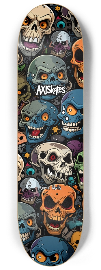 Comic Skulls 1 - Custom Popsicle