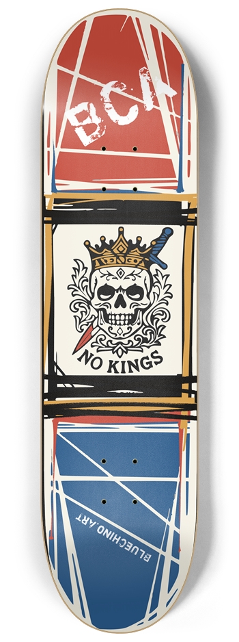 "No Kings" 8.25 Popsicle Deck 8-1/4 Skateboard Deck