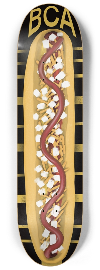 "Sriracha Dawg" 8.25 Popsicle Deck 8-1/4 Skateboard Deck