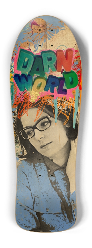 NANA blue 10.25” Old School Shape