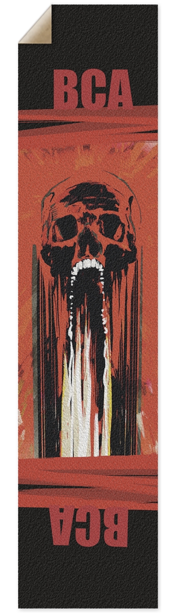 Red Skull XL Griptape Griptape for Longboards