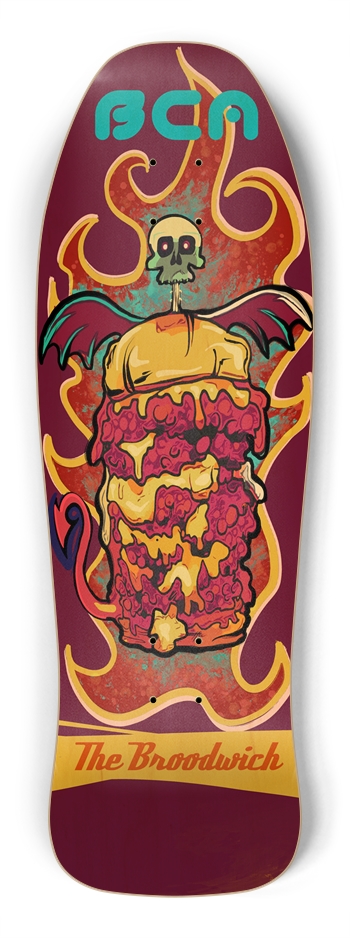 "The Broodwich" Shredder Deck Shredder Shape