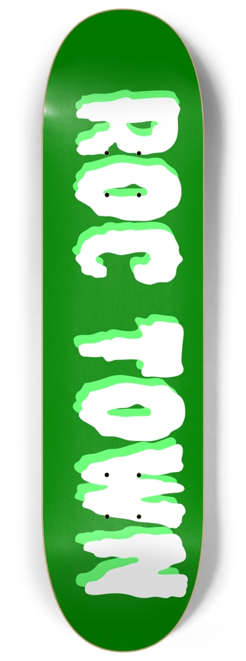 Roc Town Green “Town Ryder” Deck 8-1/4 Skateboard Deck