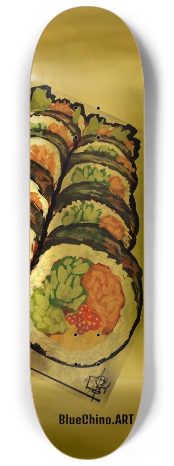 Sushi Rolls (Gold Foil) #2