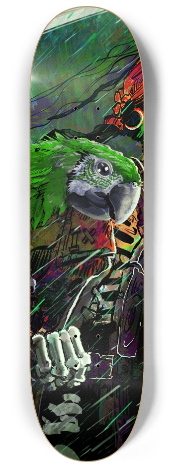 The Dread Pirate (Glow in the Dark) #2 8-1/4 Skateboard Deck