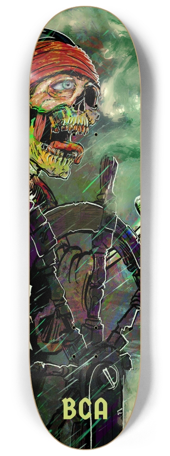 The Dread Pirate (Glow in the Dark) #3 8-1/4 Skateboard Deck