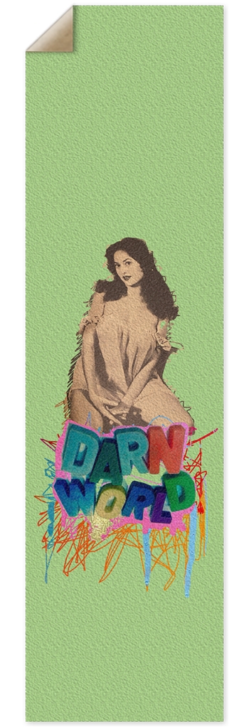 DAMN IT JANET baby green 10” grip tape 10 x 36 Inch Griptape