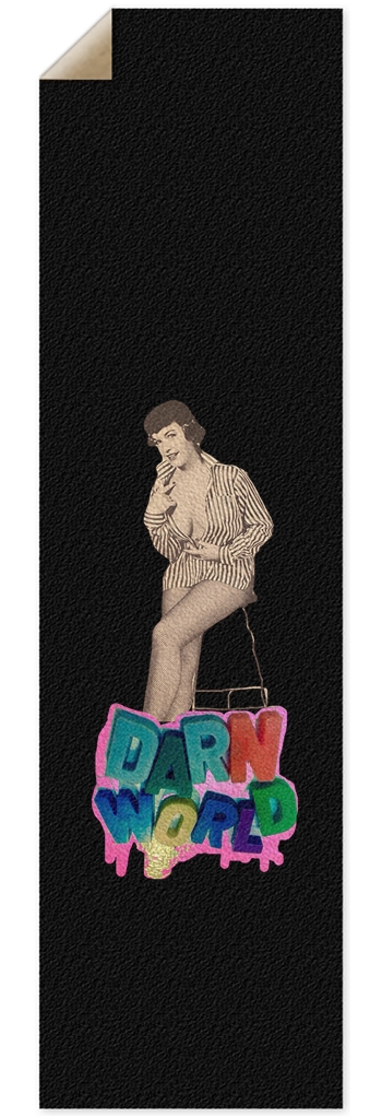 NETTY BEIGE black 10” grip tape