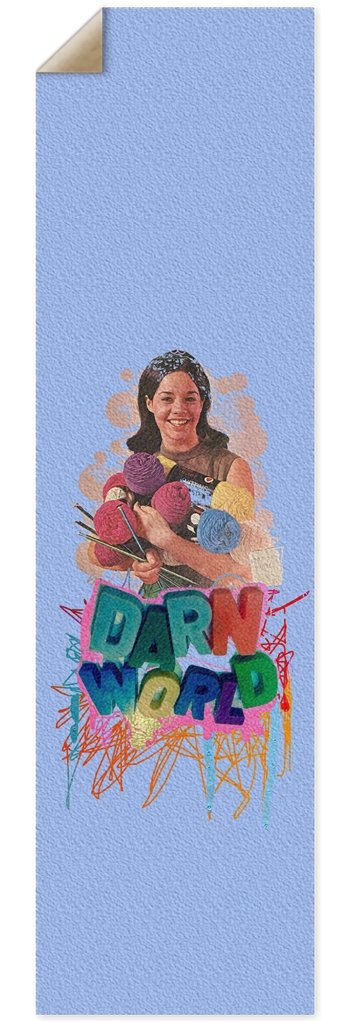 YARN GIRL blue 10” grip tape