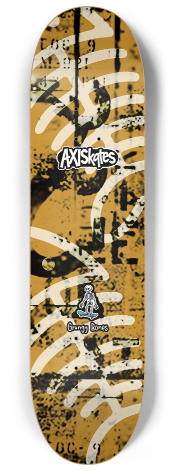 Grungy Bones Design 1 - Custom Popsicle