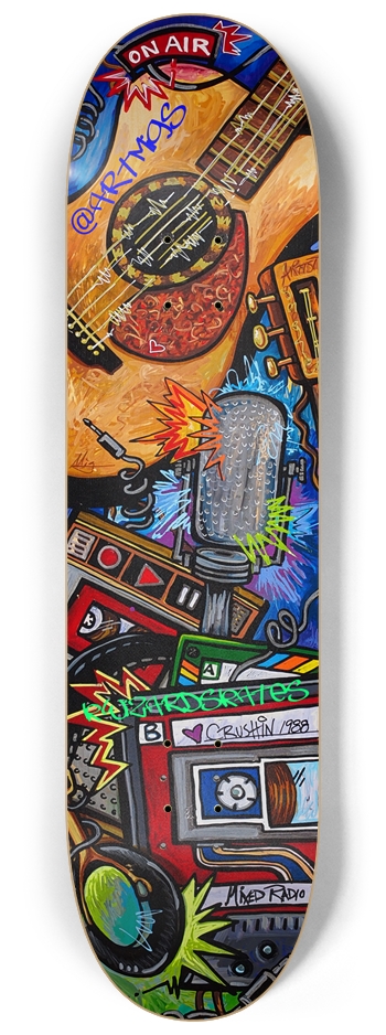 PRO @ARTMIGS MUSIC VIBS 8-1/4 Skateboard Deck