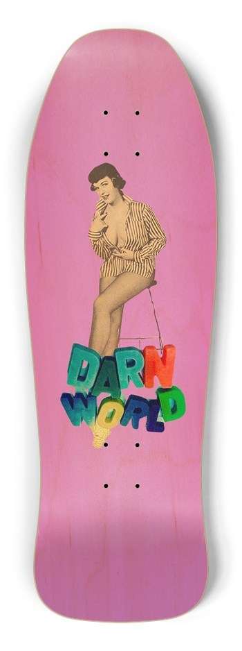 NETTY BEIGE lilac wood 10” Shredder Shape