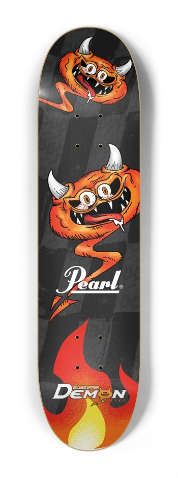 "Demon" Kids Deck (7.25x29) 7-1/4 Mini/Kid Skateboard