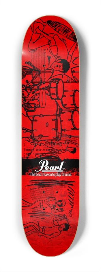 Drummer's Manual Kids Deck (7.25x29) 7-1/4 Mini/Kid Skateboard