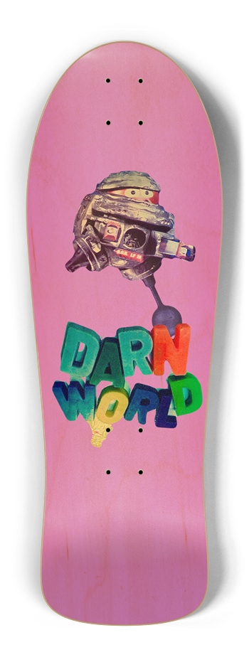 OLD PILOT pink 10.25” Old School Shape