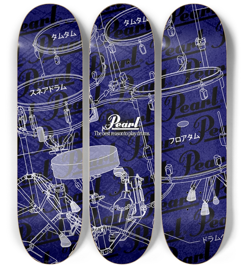 "Blueprint" Triptych-Style Trio