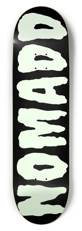 Glo- MADD Glowing Letters 8-3/4 Inch Skateboard