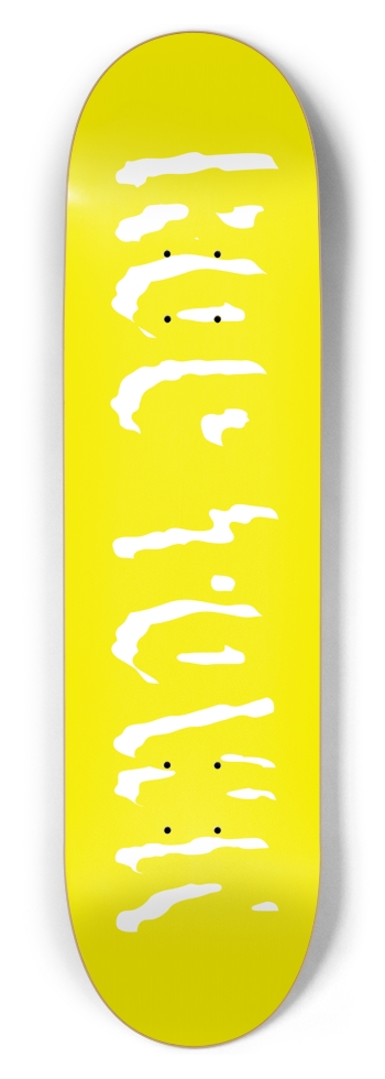 Roc Town Yellow “Town Ryder” Deck 8-1/2 Skateboard Deck