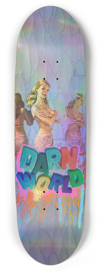 BLONDE AMBITION 8.87” Holo Football Shape