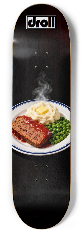 Meatloaf Dinner on Black