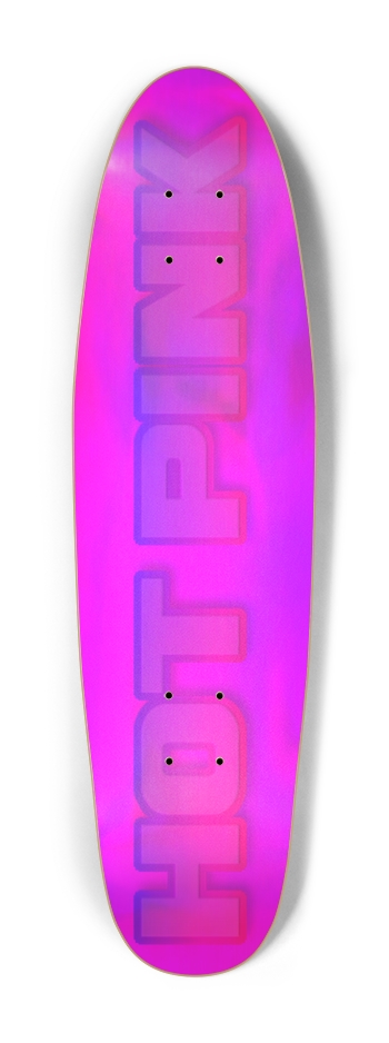 sum1sk8boards hot pink ( mini ) punk nose pool board  Cruiser Shape