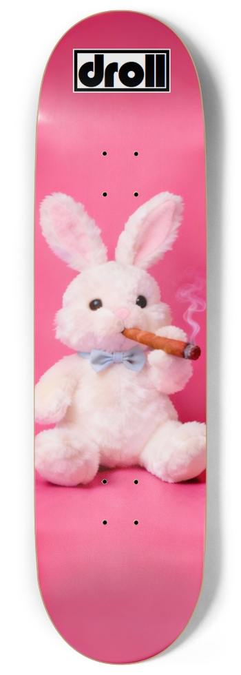Cigar Bunny on Pink