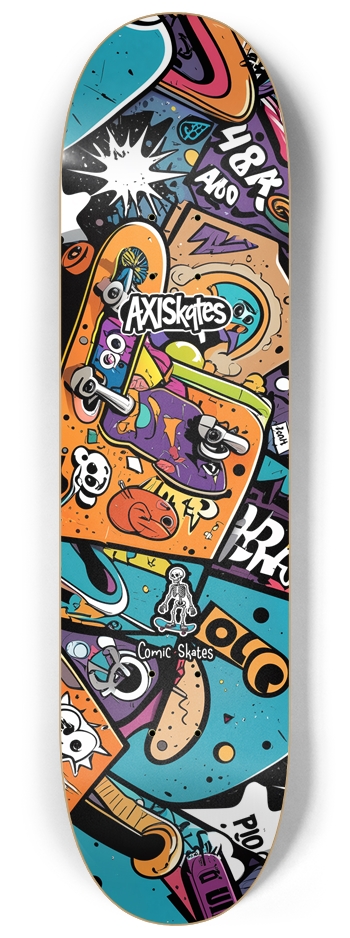 Comic Skates I - Custom Popsicle