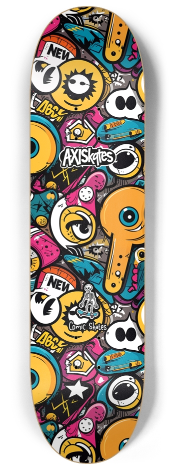 Comic Skates III - Custom Popsicle