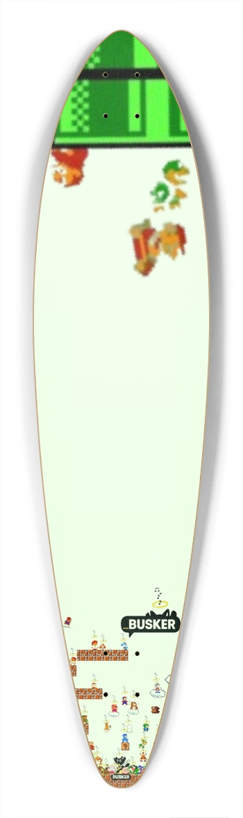 All Night Busker Glow Custom Pintail Longboard