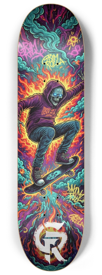 Grim Rolla #2 8-1/4 Skateboard Deck