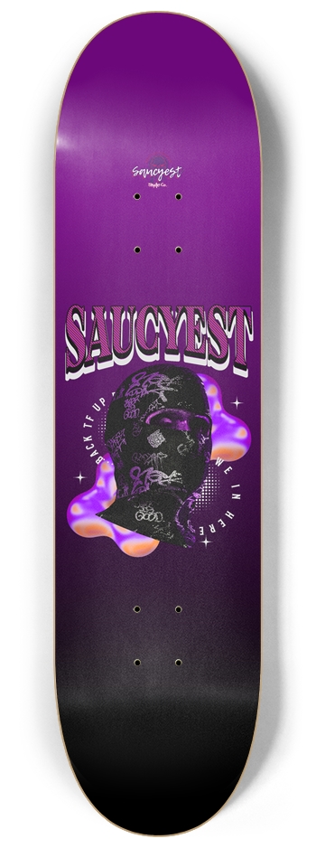 Masked Up 8-1/4 Skateboard Deck