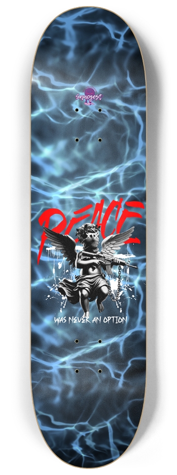 PEACE 8-1/4 Skateboard Deck